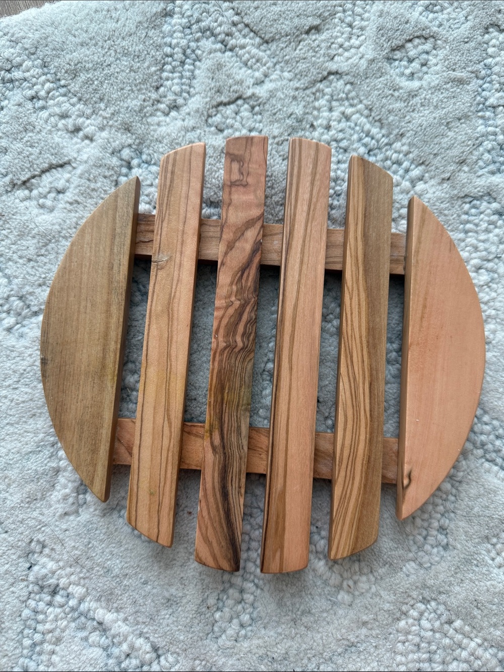 Sur La Table Wooden Trivet - Natural Wood Tones